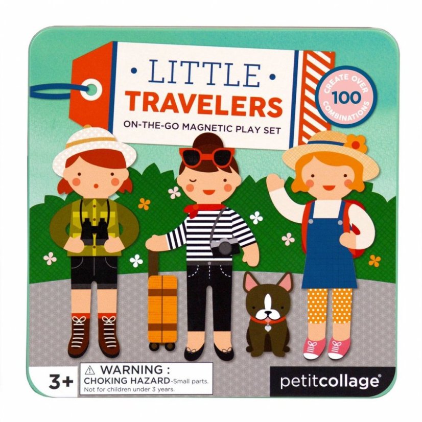 Petitcollage Magnetický set - Cestovatelky