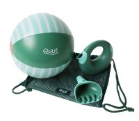 QUUT – Zahradní set – míč, konvička, hrabičky, lopatka – zelená
