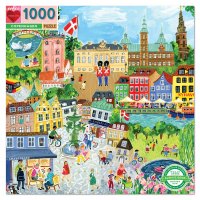 Puzzle Kodaň 1000 dílků, eeBoo