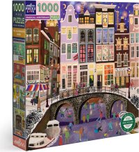 Puzzle Magický Amsterdam 1000 dílků, eeBoo
