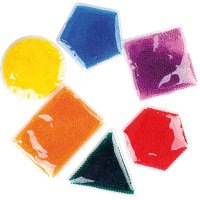 Hmatové geometrické tvary podložky set 6 ks
