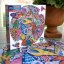 Seahorses,  Shells & Coral 500 Piece Round Puzzle, eeboo