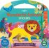 Wonderful Animals Shiny Stickers Book, 190+ stickers with handle, eeBoo