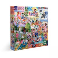 Puzzle Čtenářky 1000 dílků, eeBoo
