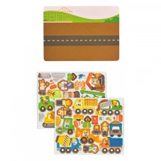 Petitcollage - Magnetická tabulka Stavba