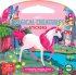 Magical Creatures, Book with 180+ Stickers and handle, eeBoo