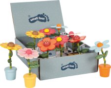 small foot Dřevěná mačkací figurka Tančící květiny 1 ks