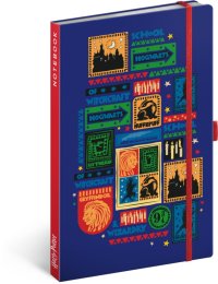 NOTIQUE Notes Harry Potter – Bradavice, linkovaný, 13 x 21 cm