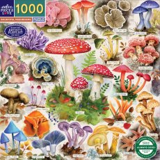 Bountiful Mushrooms -  1000 Piece Puzzle, eeBoo