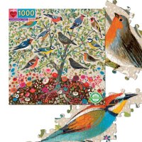 Puzzle Zpěvní ptáci 1000 dílků, eeBoo
