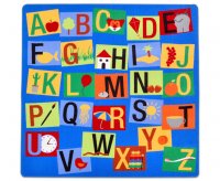 Dětský koberec s abecedou