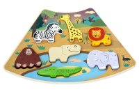 Doeviné puzzle Safari propojitelné