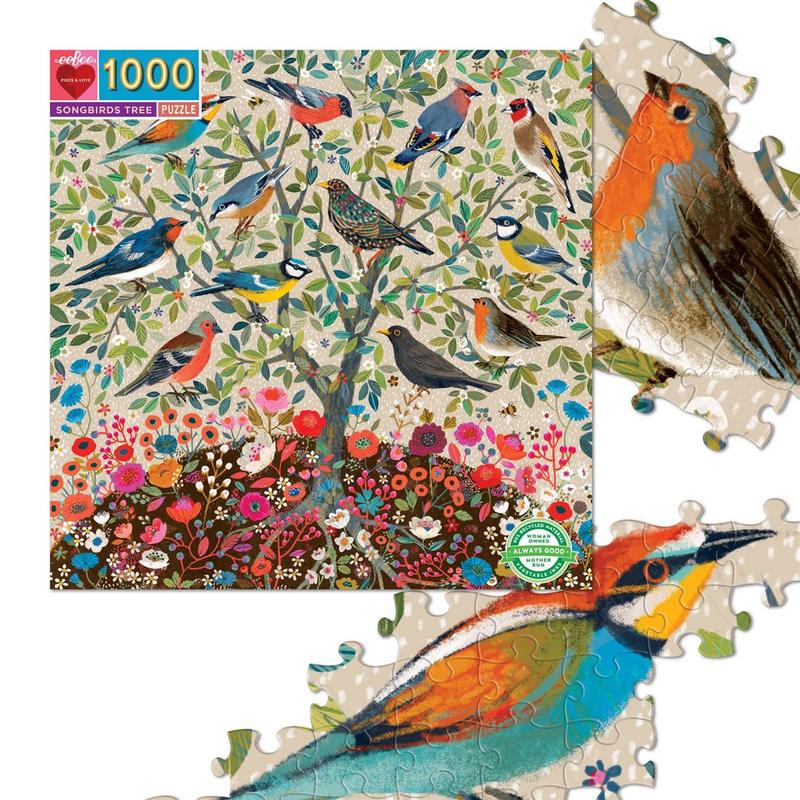 Puzzle Zpěvní ptáci 1000 dílků