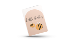Přání k narození miminka Hello baby Včeličky