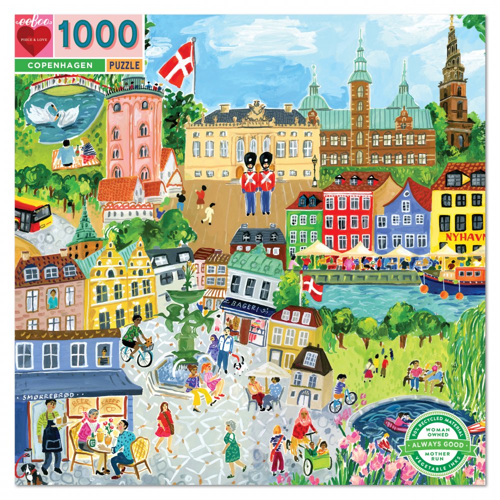 Puzzle Kodaň 1000 dílků